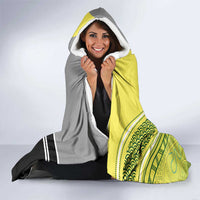 Custom Cricket AUNZ Spirit Hooded Blanket Aussie New Zealand Retro Edition - Polynesian Pride