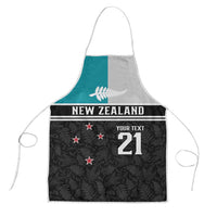 Custom NZ Cricket Pride Apron Silver Fern Fan Supporter Apparel - Polynesian Pride
