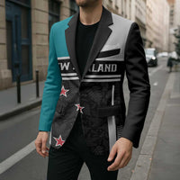 Custom NZ Cricket Pride Blazer Silver Fern Fan Supporter Apparel - Polynesian Pride