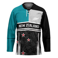 Custom NZ Cricket Pride Hockey Jersey Silver Fern Fan Supporter Apparel - Polynesian Pride