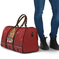 Funny Kiwi Bird Xmas Tree Travel Bag New Zealand Tribal Christmas Spirit - Polynesian Pride