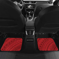 Funny Santa Riding Shark Car Mats Polynesian Tribal Christmas Spirit - Polynesian Pride