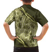 Hawaii Breadfruit Palaka Hawaiian Shirt Omaomao Maile Lei - Polynesian Pride