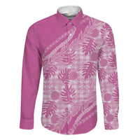 Hawaii Breadfruit Palaka Family Matching Off The Shoulder Long Sleeve Dress and Hawaiian Shirt Omaomao Ulaula Maile Lei - Polynesian Pride