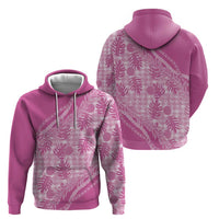 Hawaii Breadfruit Palaka Hoodie Omaomao Ulaula Maile Lei - Polynesian Pride