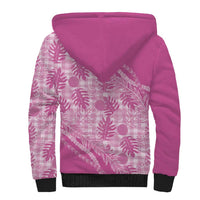 Hawaii Breadfruit Palaka Sherpa Hoodie Omaomao Ulaula Maile Lei LT9 - Polynesian Pride