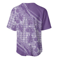 Hawaii Breadfruit Palaka Baseball Jersey Poni Maile Lei - Polynesian Pride