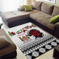 Fiji Heart Tribal Personalised Area Rug Polynesian Patterns