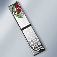 Fiji Heart Tribal Personalised Auto Sun Shade Polynesian Patterns