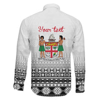 Fiji Heart Tribal Personalised Family Matching Tank Maxi Dress and Hawaiian Shirt Polynesian Patterns