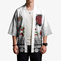 Fiji Heart Tribal Personalised Kimono Polynesian Patterns