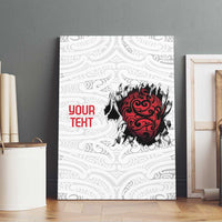 New Zealand Maori Heart Tribal Personalised Canvas Wall Art Polynesian Patterns LT9 - Polynesian Pride