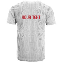 New Zealand Maori Heart Tribal Personalised T Shirt Polynesian Patterns