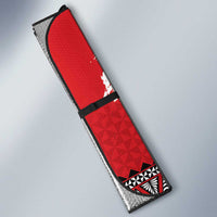 Tonga Heart Tribal Personalised Auto Sun Shade Polynesian Patterns
