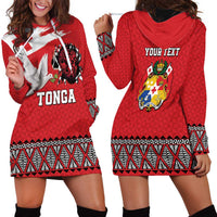 Tonga Heart Tribal Personalised Hoodie Dress Polynesian Patterns