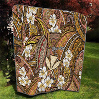 Personalised Hawaii Tribal Humpback Whale Quilt Melemele Hibiscus Seamless Pattern