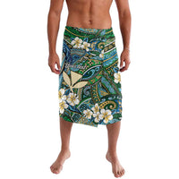 Personalised Hawaii Tribal Humpback Whale Lavalava Omaomao Hibiscus Seamless Pattern