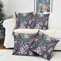 Personalised Hawaii Tribal Humpback Whale Pillow Cover Poni Hibiscus Seamless Pattern