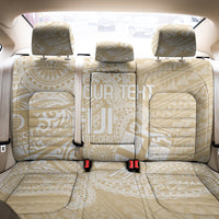 Custom Indo Fijians Back Car Seat Cover Fiji ke Hindustani Polyneisan Paisley Beige Style LT9