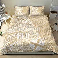 Custom Indo Fijians Bedding Set Fiji ke Hindustani Polyneisan Paisley Beige Style