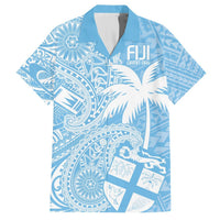 Custom Indo Fijians Hawaiian Shirt Fiji ke Hindustani Polyneisan Paisley Blue Style LT9 Blue - Polynesian Pride
