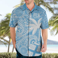 Custom Indo Fijians Hawaiian Shirt Fiji ke Hindustani Polyneisan Paisley Blue Style LT9 - Polynesian Pride