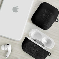 Queensland Maori Rugby Nga Hau e Wha AirPods Case Black Motif LT9 - Polynesian Pride