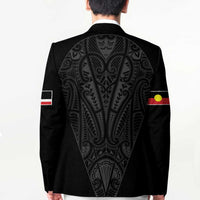 Queensland Maori Rugby Nga Hau e Wha Blazer Black Motif - Polynesian Pride