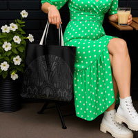 Queensland Maori Rugby Nga Hau e Wha Tote Bag Black Motif - Polynesian Pride