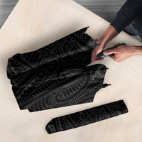Queensland Maori Rugby Nga Hau e Wha Umbrella Black Motif LT9 - Polynesian Pride