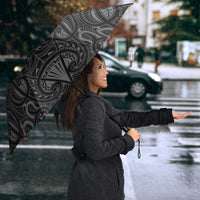 Queensland Maori Rugby Nga Hau e Wha Umbrella Maroon Motif LT9 - Polynesian Pride