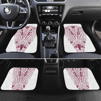 Queensland Maori Rugby Nga Hau e Wha Car Mats White Motif