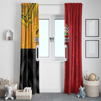 Custom British Lions-AUNZ Window Curtain Australia-New Zealand Indigenous Motif