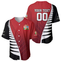 Custom British Lions New Zealand Baseball Jersey Half Black Fern LT9 - Polynesian Pride