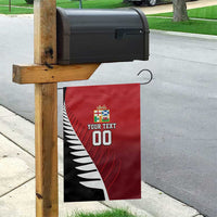 Custom British Lions New Zealand Garden Flag Half Black Fern