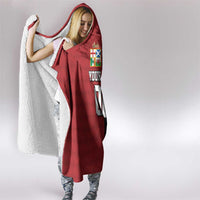 Custom British Lions New Zealand Hooded Blanket Sporty Style LT9 - Polynesian Pride