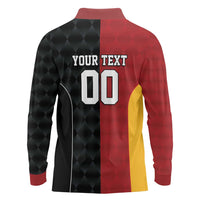 Custom British Lions New Zealand Long Sleeve Polo Shirt Sporty Style LT9 - Polynesian Pride