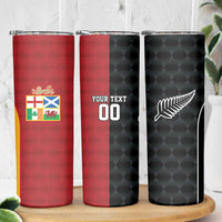 Custom British Lions New Zealand Skinny Tumbler Sporty Style