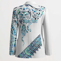 Kahui Whetu Paua shell Kowhaiwhai Taniko Personalised Blazer Manta Ray Shark-Turtle Maori Tribal Style LT9 - Polynesian Pride