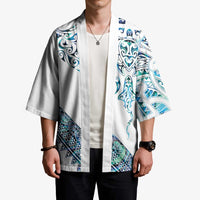 Kahui Whetu Paua shell Kowhaiwhai Taniko Personalised Kimono Manta Ray Shark-Turtle Maori Tribal Style