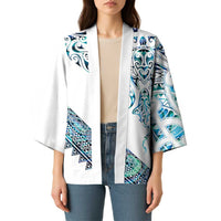Kahui Whetu Paua shell Kowhaiwhai Taniko Personalised Kimono Manta Ray Shark-Turtle Maori Tribal Style