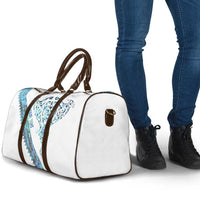 Kahui Whetu Paua shell Kowhaiwhai Taniko Personalised Travel Bag Manta Ray Shark-Turtle Maori Tribal Style