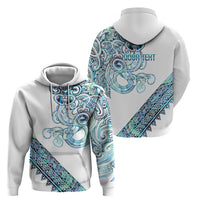 Kahui Whetu Paua shell Kowhaiwhai Taniko Personalised Hoodie Taniwha Maori Tribal Style