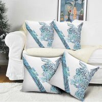 Kahui Whetu Paua shell Kowhaiwhai Taniko Personalised Pillow Cover Taniwha Maori Tribal Style