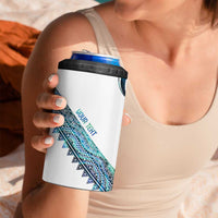 Kahui Whetu Paua shell Kowhaiwhai Taniko Personalised 4 in 1 Can Cooler Tumbler Turtle Tattoo Maori Tribal Style
