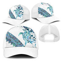 Kahui Whetu Paua shell Kowhaiwhai Taniko Mesh Trucker Cap Turtle Tattoo Maori Tribal Style LT9 - Polynesian Pride