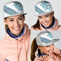 Kahui Whetu Paua shell Kowhaiwhai Taniko Mesh Trucker Cap Turtle Tattoo Maori Tribal Style LT9 - Polynesian Pride