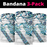 Kahui Whetu Paua shell Kowhaiwhai Taniko Personalised Neck Gaiter Turtle Tattoo Maori Tribal Style