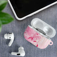 Breast Cancer Awareness AirPods Case Maile Pikake Lokelani Crown Flower Lei Inspired LT9 - Polynesian Pride