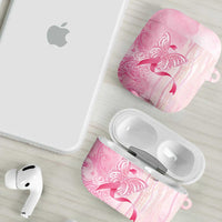 Breast Cancer Awareness AirPods Case Maile Pikake Lokelani Crown Flower Lei Inspired LT9 - Polynesian Pride